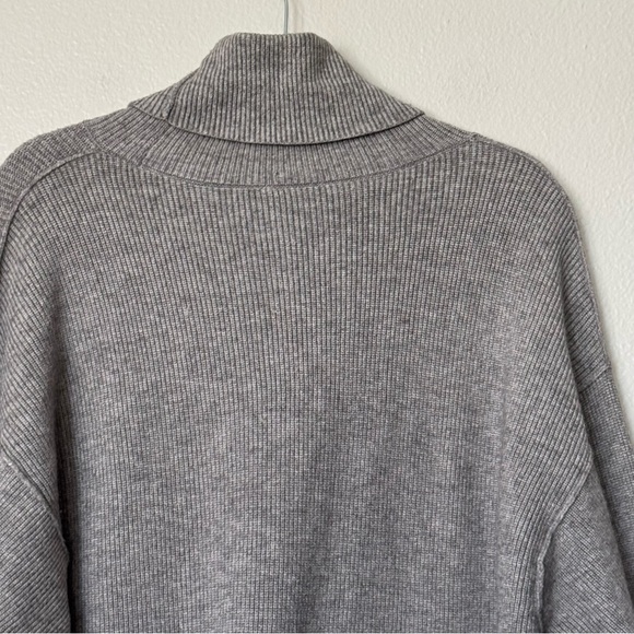 Free People Softly Structured Tunic Sweater Dark Grey Size Small - Picture 7 of 9